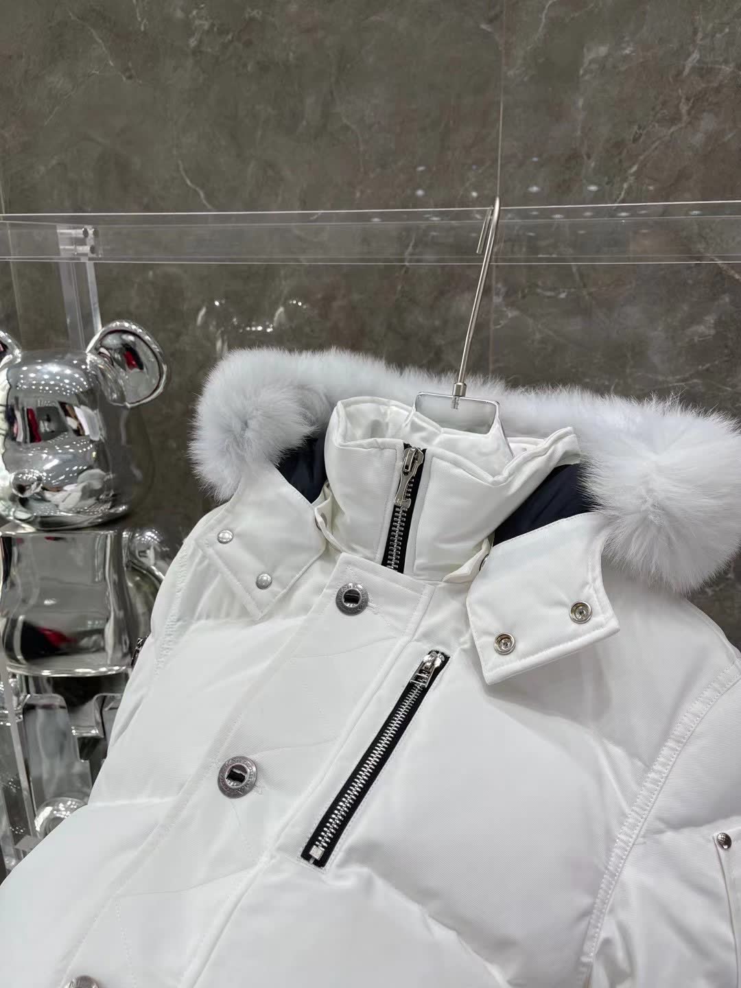 Moose Knuckles Hooded Down Puffer Jacket